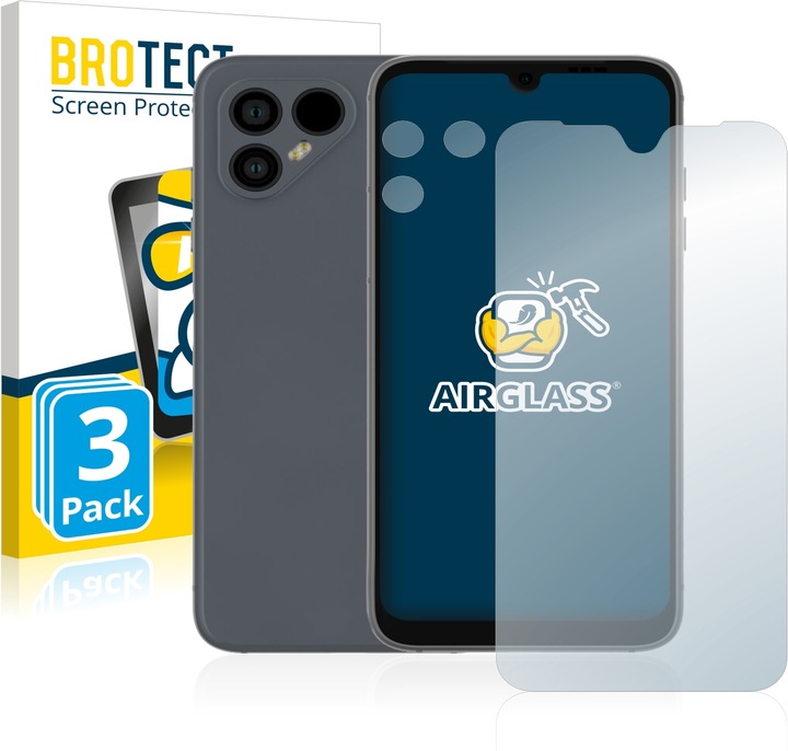 BROTECT AirGlass Glass (3 Piece, Fairphone 4)