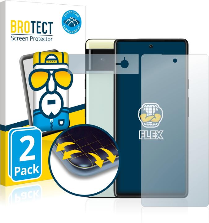 BROTECT Full-Cover Protector (2 Piece, Google Pixel 6)