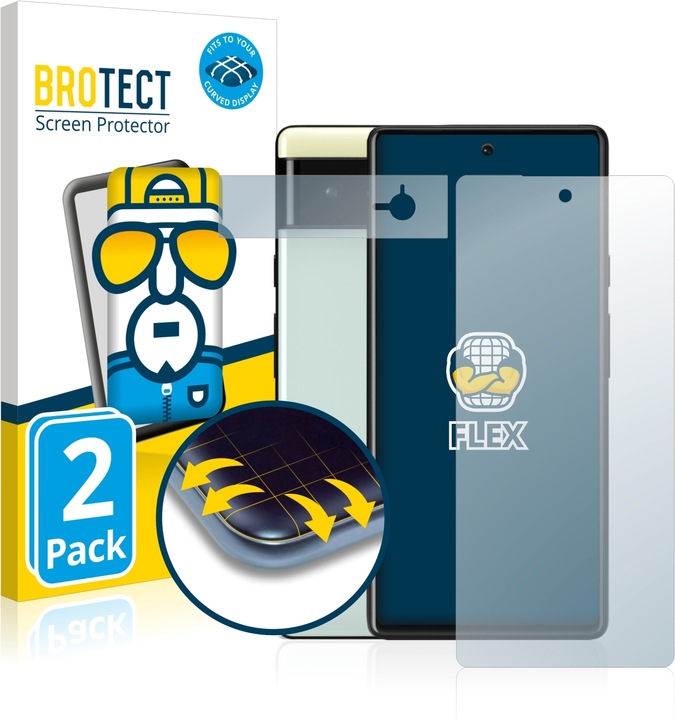 Actual product image BROTECT Full-Cover Protector (2 Piece, Google Pixel 6)