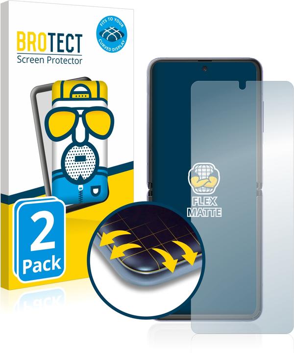 Image du produit BROTECT Full-Cover Protection Mat (2 pcs, Samsung Galaxy Z Flip)