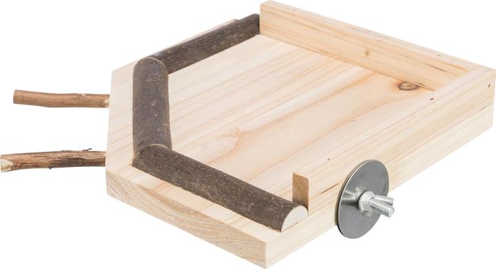 Productafbeelding Trixie Landingsplaats met zitstokken, hout, 19 × 19 cm