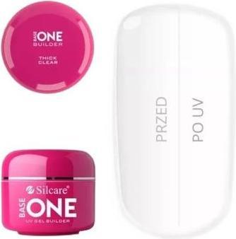 Silcare Base One Uv Gel Builder Nail Builder Gel Thick Clear 15G