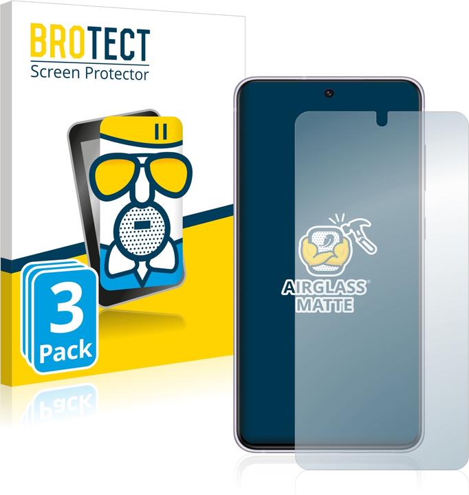 Actual product image BROTECT AirGlass Glass Matte (3 pcs., Samsung Galaxy S21 FE)