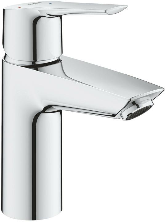 Grohe Rubinetto per lavabo Start QuickFix, posizione centrale fredda, scarico push-open, misura S, cromo