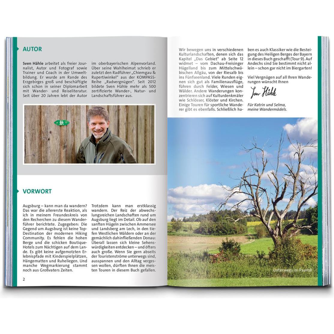 Thumbnail - Wanderführer Augsburg mit Westlichen Wäldern, Wittelsbacher Land und Ammersee, 60 Tou, Ratgeber von Sven Hähle