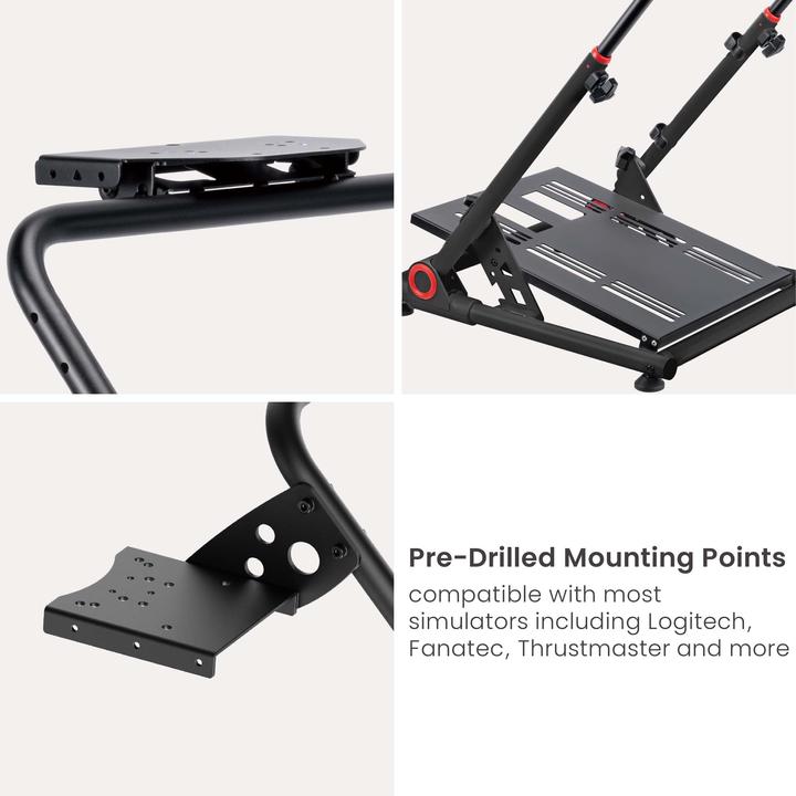 Produktbild Wiltec Lenkradständer klappbar Lenkrad Halterung Ständer Gaming Sim Racing Setup