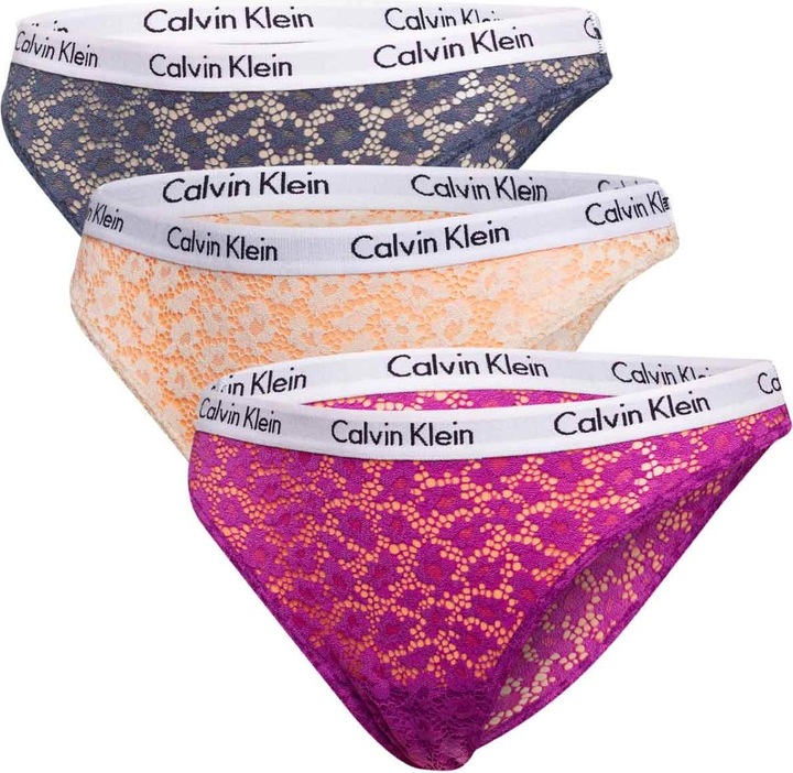 Calvin Klein Damen Brazilian 3Pk Unterwäsche, HEMI Blue/Sport Khaki/Intense Plum, S (S, 3er Pack)
