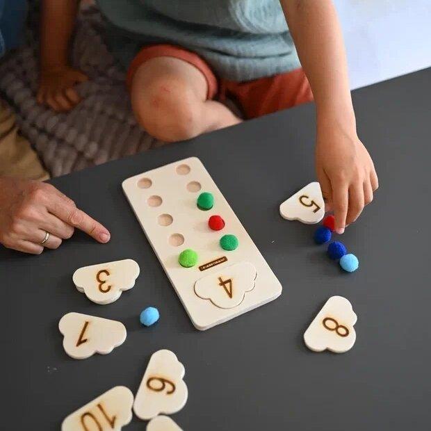 Actual product image Intellectiki Educational Felt Clouds