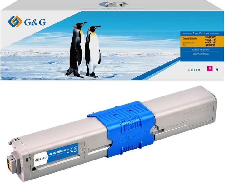 kompatibel Toner mit OKI 46508710, NT-COC332XFM,GG-COC332XFM, magenta, 3000S