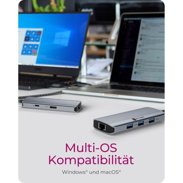 Produktbild Icy Box IB-DK4034a-CPD (USB-C, 6 Ports)