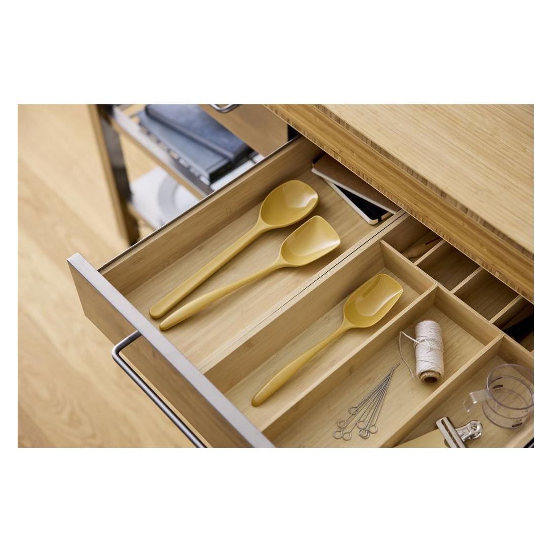 Rosti Set di cucchiai per mescolare 4 pezzi NUOVO Bianco classico