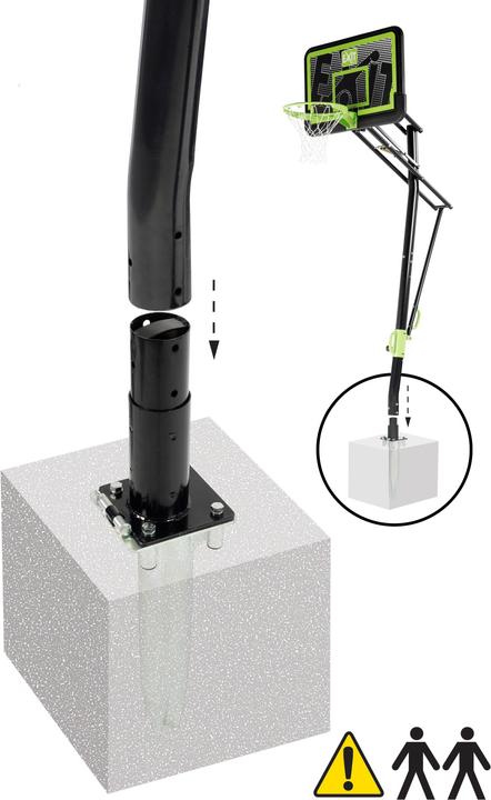 Actual product image Exit Galaxy Inground Basket