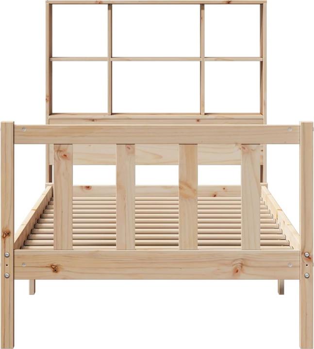 Image du produit vidaXL Lit en bois massif Lit double Cadre de lit 180x200cm en pin (180 x 200 cm)