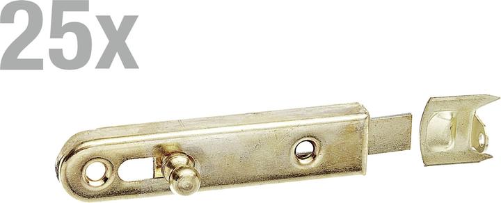 Produktbild Alberts Möbelriegel,ger.mAnschlw.vernick70x16KAR (Möbelriegel, 1 Stk.)
