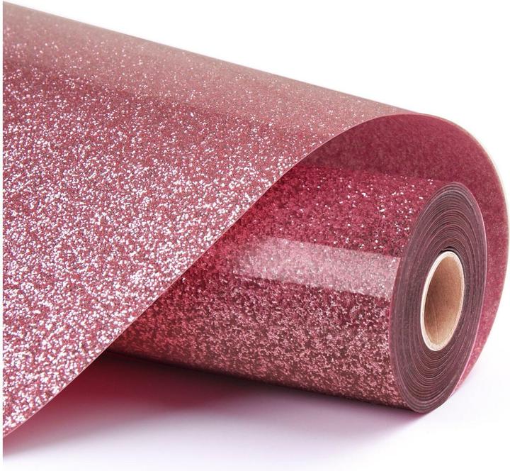 Loklik Heat Transfer Vinyl Glitter - Pink