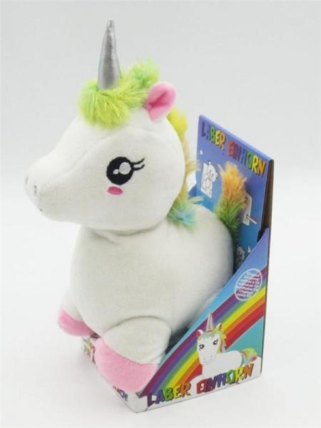 Produktbild Kögler Laber-Einhorn "Snowflake", plappert alles nach (18 cm)
