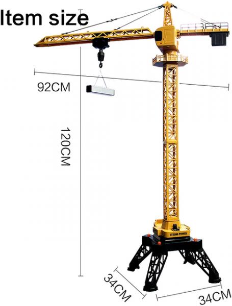 Immagine prodotto Huina Gru RC 12 canali 1:14 con 2,4 GHz