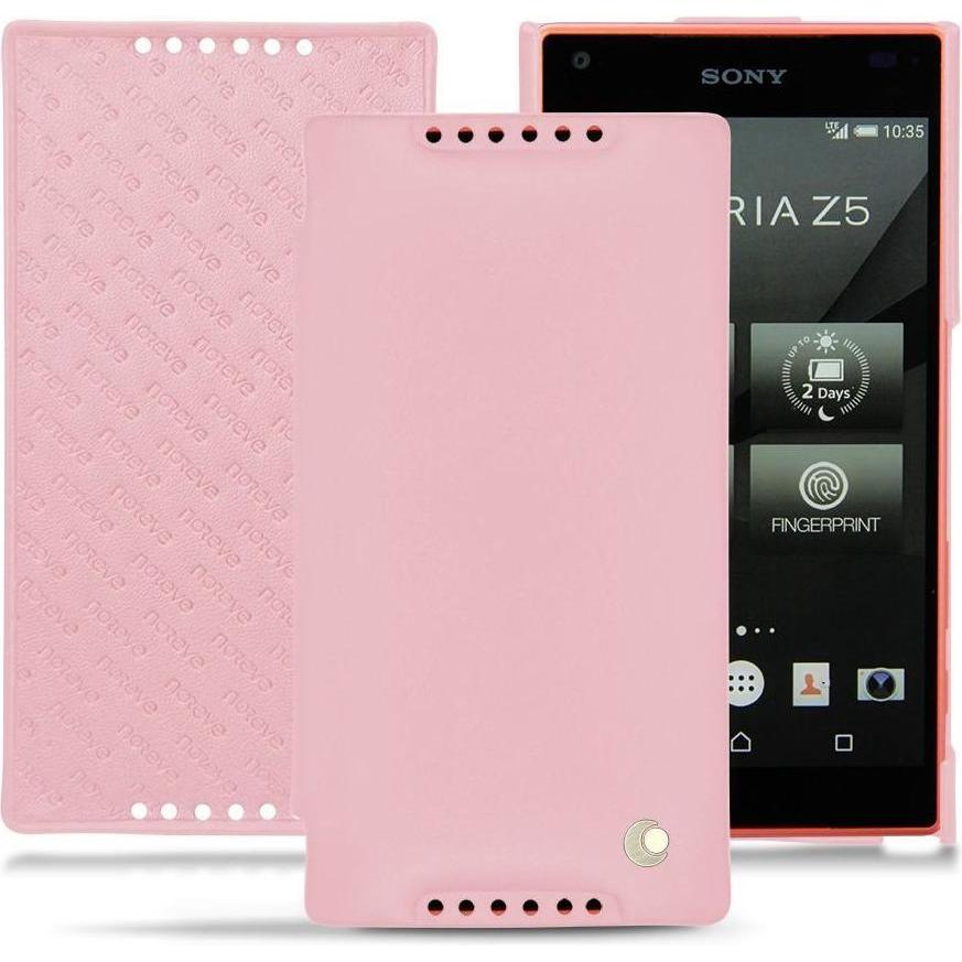 Thumbnail - Noreve Lederschutzhülle horizontal (Sony Xperia Z5 Compact), Smartphone Hülle, Rosa