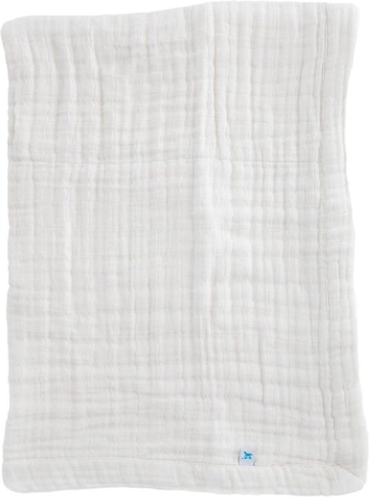 Produktbild little unicorn Cotton Muslin Baby Blanket - White (120 x 120 cm)