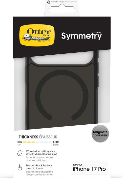 Actual product image OtterBox Symmetry Clear MagSafe Camera Control (Apple iPhone 17 Pro)