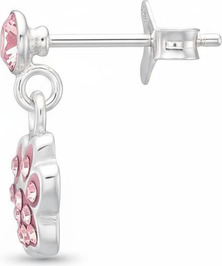Immagine prodotto Maxte Kinder Silber mit Baumelnder Pfote und Kristall (Argento sterling)