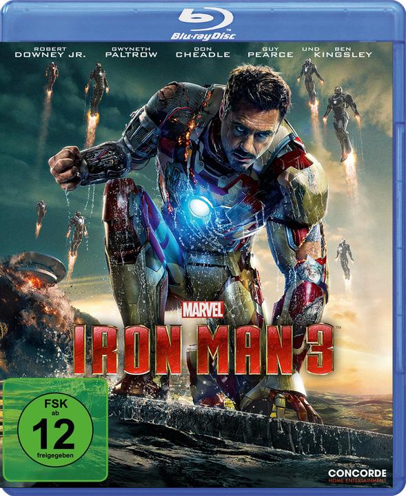 Image du produit Iron Man 3 (Blu-ray, 2013, Allemand, Anglais)
