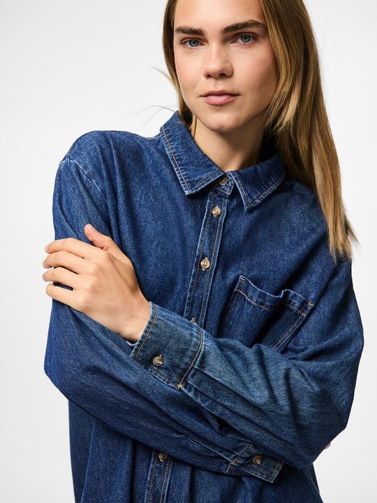 Produktbild Pieces Pcmaisie Ls Denim Shirt Noos Bc (M)