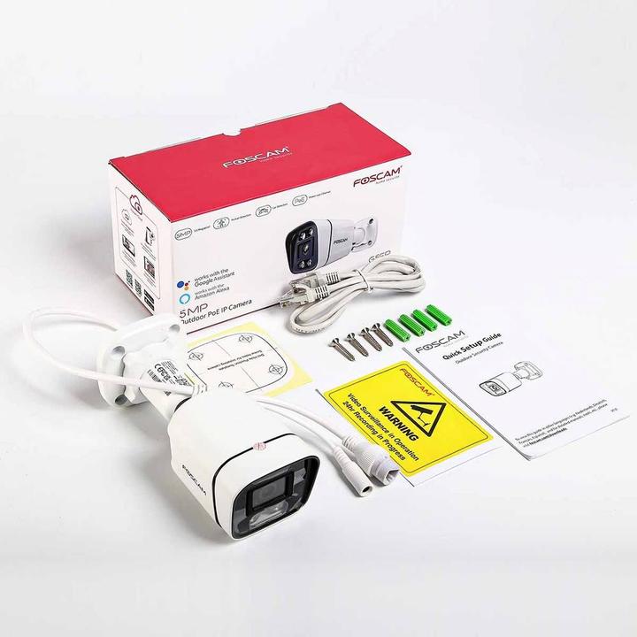 Actual product image Foscam V8EP LAN IP Surveillance Camera 3840 x 2160 Pixel (3740 x 2160 pixels)