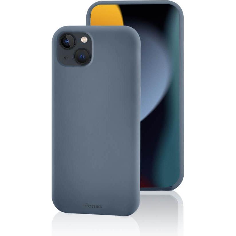 Fongex iPhone 14 Plus - Pure Touch Silikonhülle grau (Apple iPhone 14 Plus), Smartphone Hülle, Grau