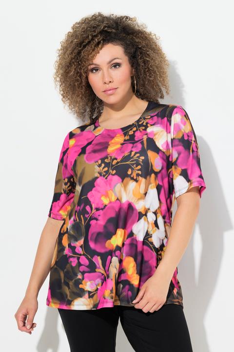 Actual product image Ulla Popken Slinky Shirt, Rundhals (54)