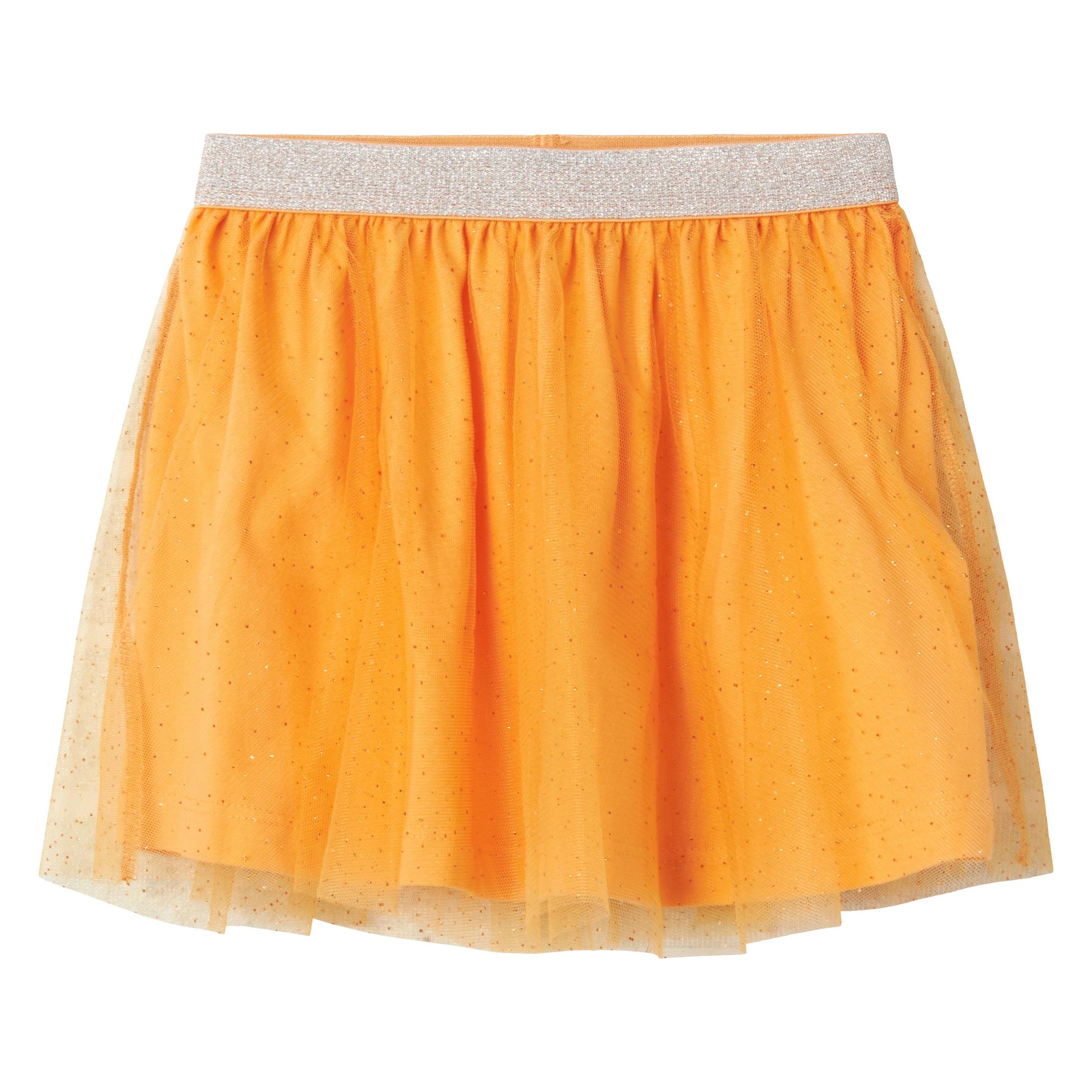 Name It, Mädchen, Röcke, Nmffetza Tulle Skirt Pb, Orange, (116)