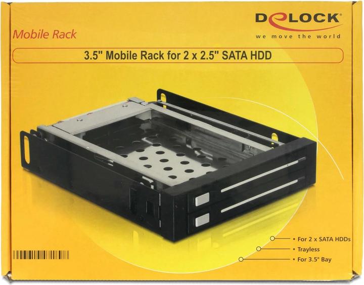 Produktbild Delock Wechselrahmen für 2 x 2.5"HDD/SDD