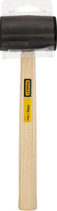 Actual product image Stanley Rubber mallet with black head, 454 g (454 g)