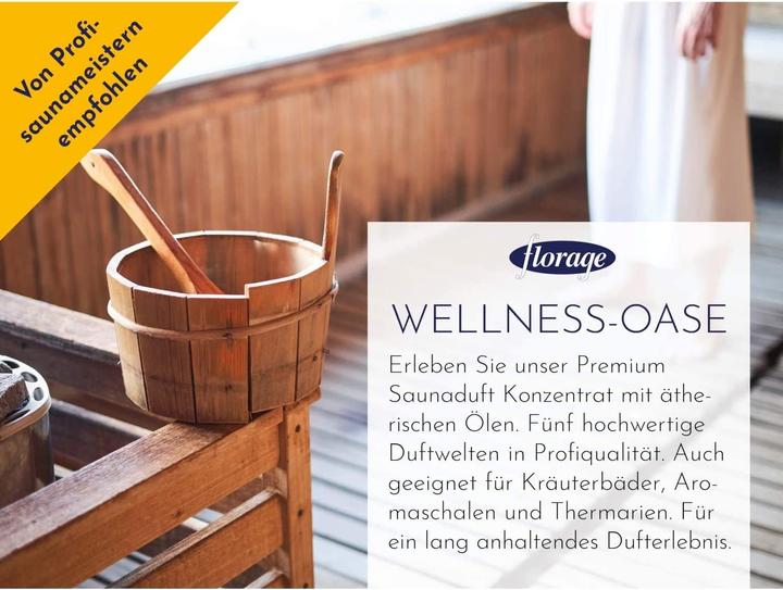 Immagine prodotto Florage 5x Set regalo infuso sauna da 100 ml