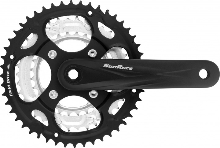 Immagine prodotto SunRace Ingranaggio anteriore FCM300 48x38x28Z 170mm a 6/7/8 velocità con baricentro (170 mm)