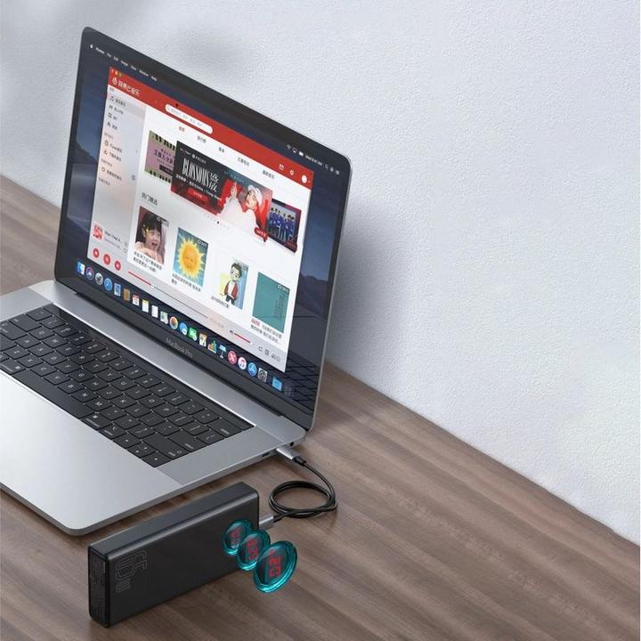 Actual product image Baseus Amblight Digital Display (30000 mAh, 65 W, 111 Wh)
