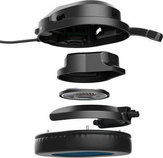 Produktbild JLab Audio Jlab Nightfall Wired Gaming Headset Black Kabelgebunden, 3,5-mm-AUX-Konsolenkabel (Kabelgebunden)