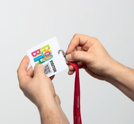 Actual product image Durable Name tag
