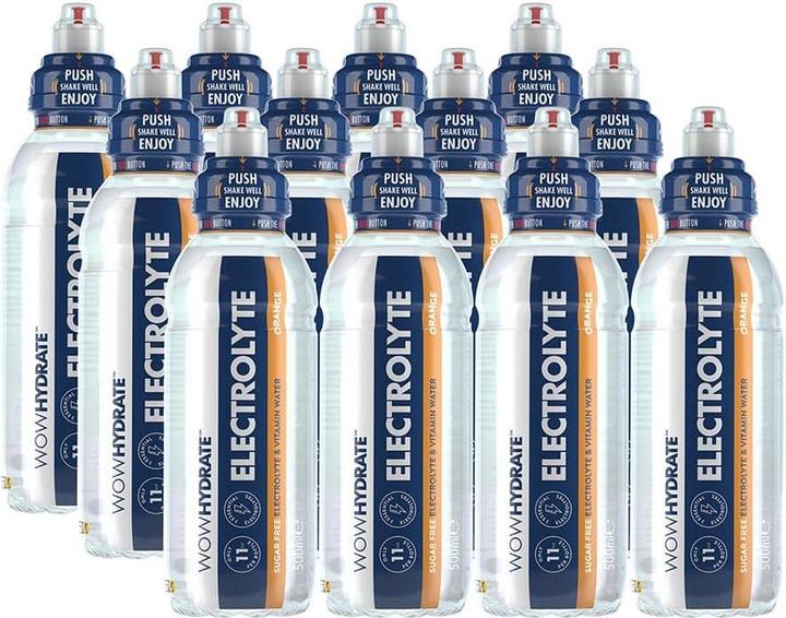 Image du produit Wow Hydrate Eau électrolytique (12 x 500ml) (Orange, 12 x)