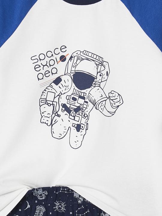 Actual product image Vertbaudet 2er-Pack lange Jungen Schlafanzüge mit Weltraum-Print (110)