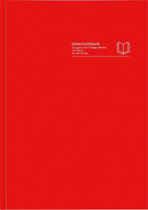 Produktbild Unterrichtsheft für alle Stufen (A4, Harter Einband, Deutsch)