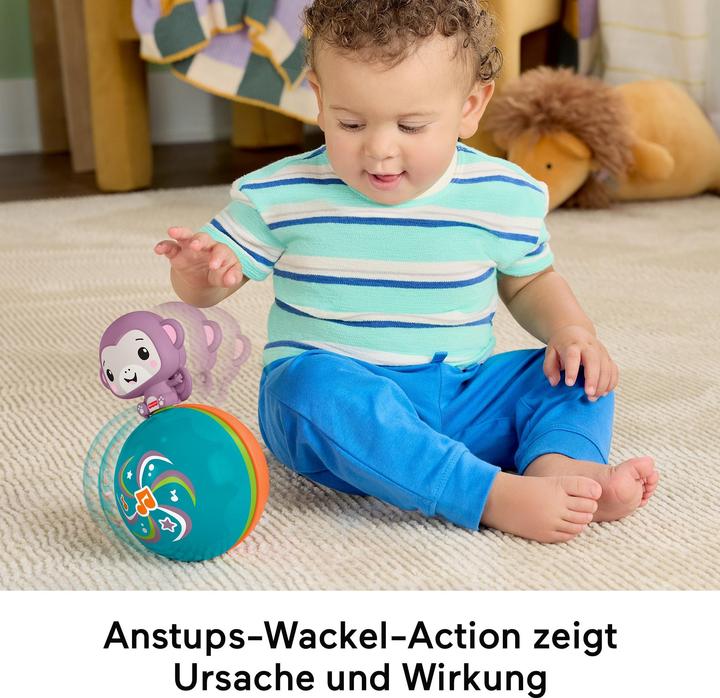 Image du produit Fisher-Price Crawl & Go Monkey (Allemand, Anglais, Danois, Espagnol, Finlandais, Français, Grec, Hongrois, Italien, Néerlandais, Norvégien, Polonais, Portugais, Russe, Slovaque, Suédois, Tchèque, Turc)