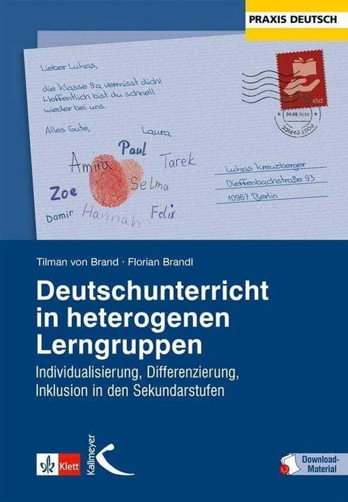 Produktbild Deutschunterricht in heterogenen Lerngruppen (Deutsch, Florian Brandl, Tilman von Brand, 2023)