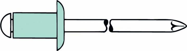 Image du produit Gesipa Rivets aveugles 5x12mm alu/acier