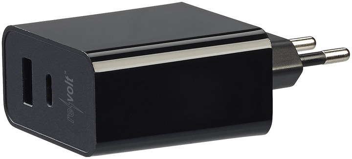 Produktbild Revolt 65 Watt 2-Port-USB-Netzteil (65 W)