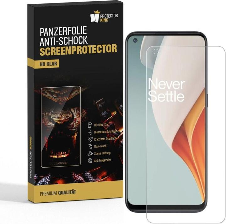 Actual product image Protectorking 3x Panzerfolie Anti-Shock HD Klar (3 Piece, OnePlus North N100)