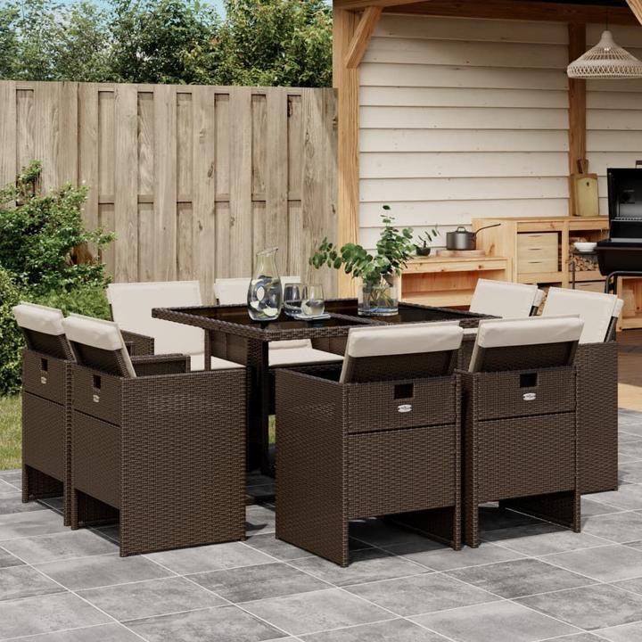 Actual product image vidaXL Garten Essgruppe (110 x 106 x 73 cm)