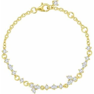 Brilio, Armschmuck, Silver - Sparkling silver bracelet with clear zircons BRC167W