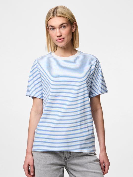Immagine prodotto Pieces Pcria Ss Fold Up Tee Stripes Noos Bc (L)