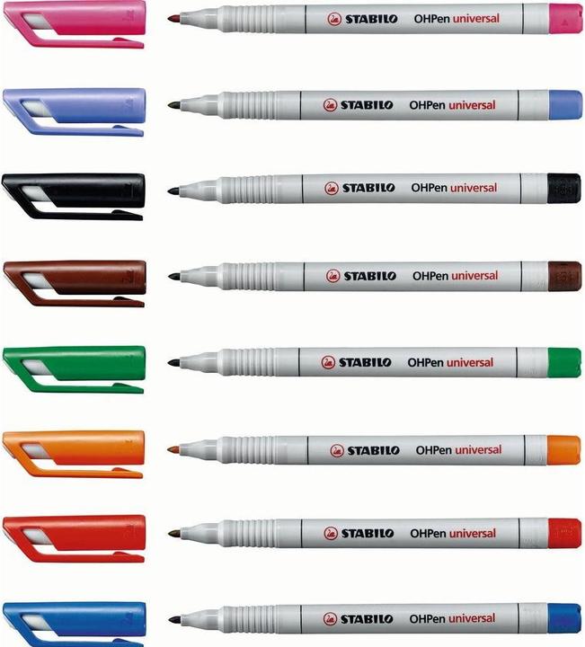 Image du produit STABILO Folienstift OHPen Universal F Grün, 10 Stück (Vert, 0.70 mm, 10 x)